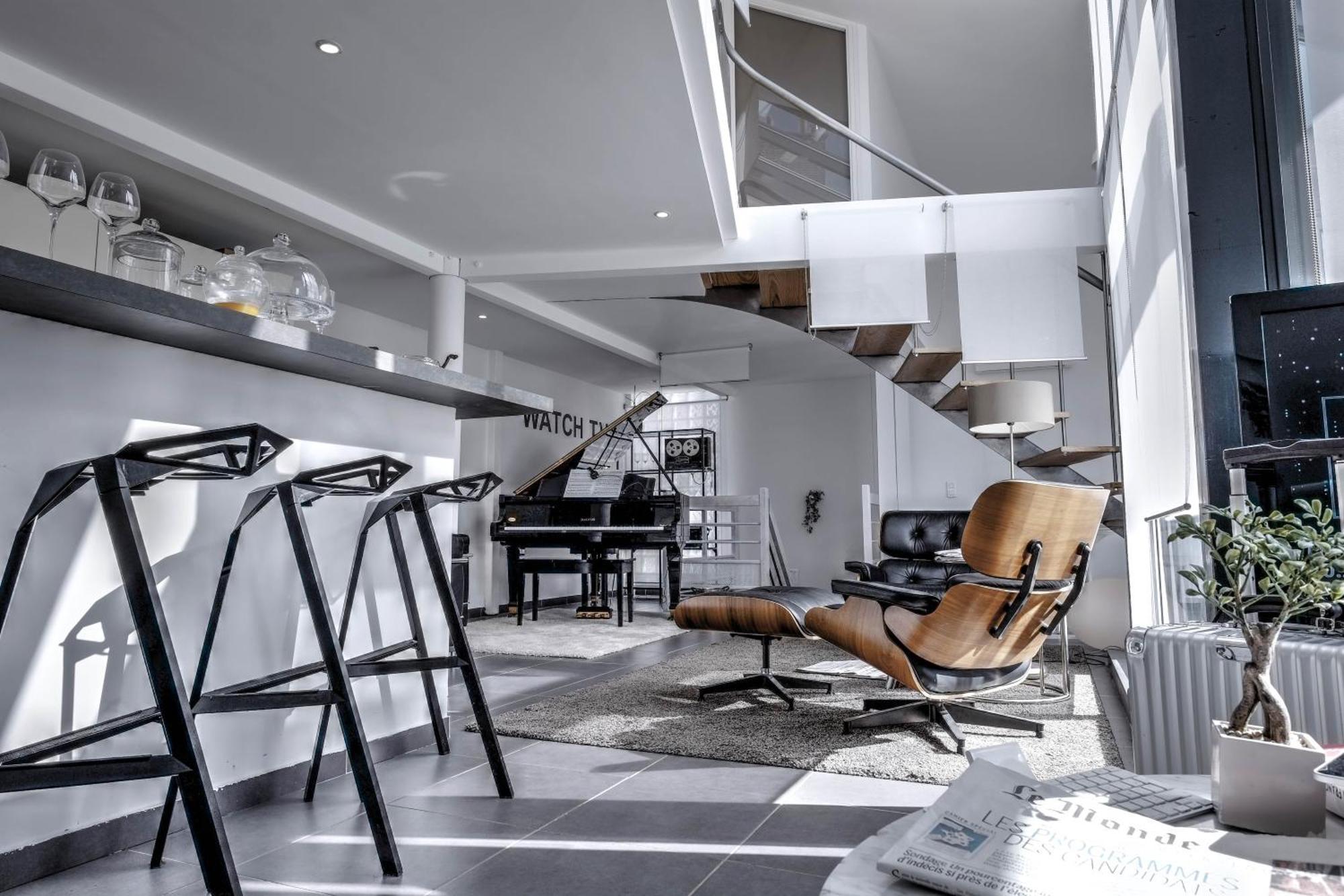 Appartement Beautiful Loft 130M2 Sun And Free Parking Ok 1M95 à La Garenne-Colombes Extérieur photo